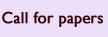 Call for papers